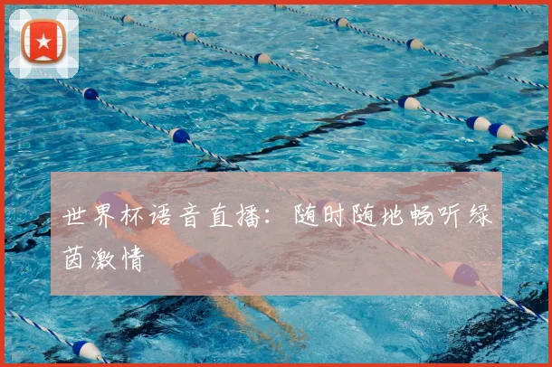 世界杯语音直播：随时随地畅听绿茵激情